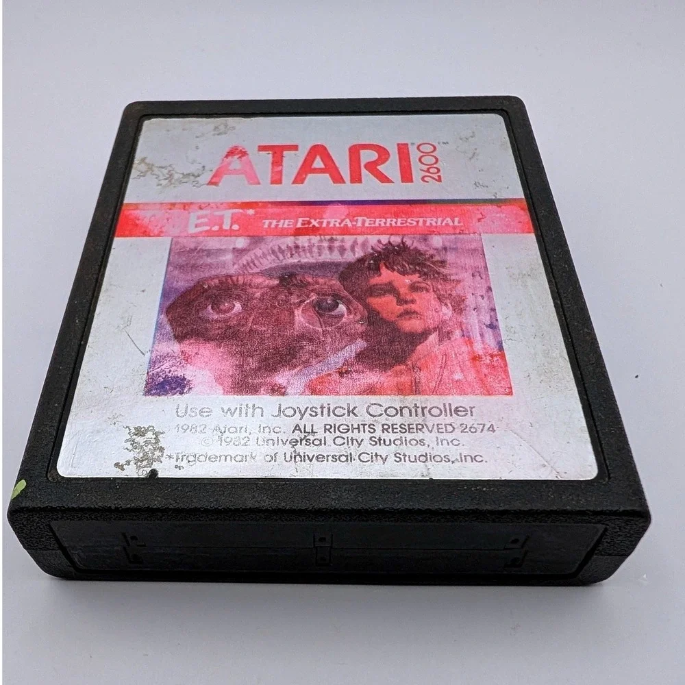 Atari 2600 Game Cartridge Lot of 4 Combat Surround ET Astroblast CX2601 CX2641